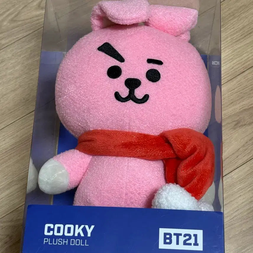 BT21 COOKY 봉제 인형 전정국 쿠키 겨울