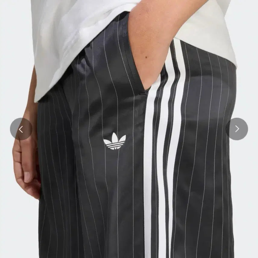 [SOLD OUT] 아디다스 핀 스트라이프 새틴 팬츠 (블랙 M)