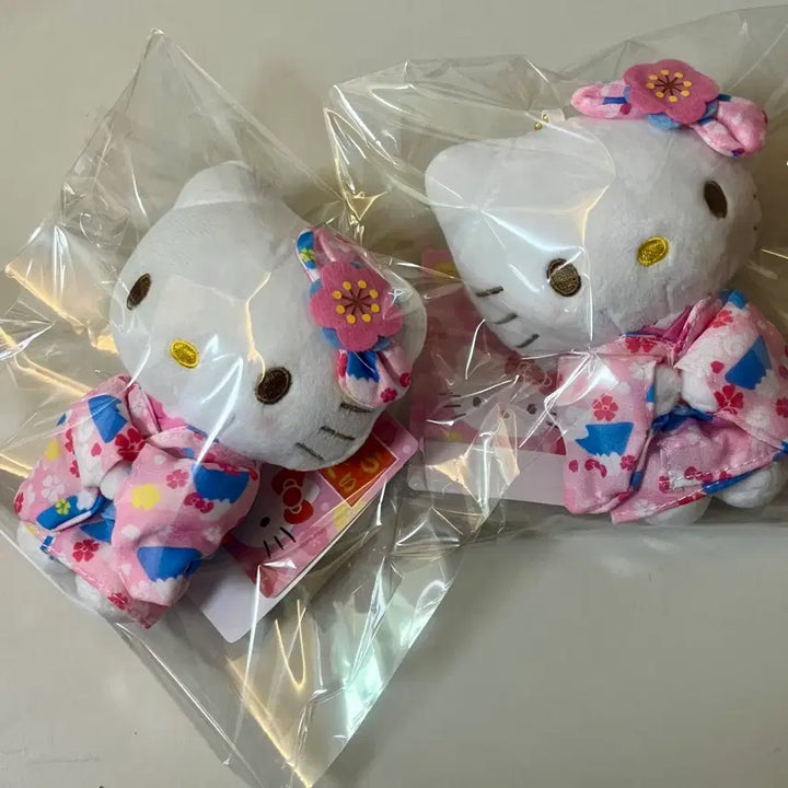 [SOLD OUT] 새상품 핑크 기모노 키티 인형 키링