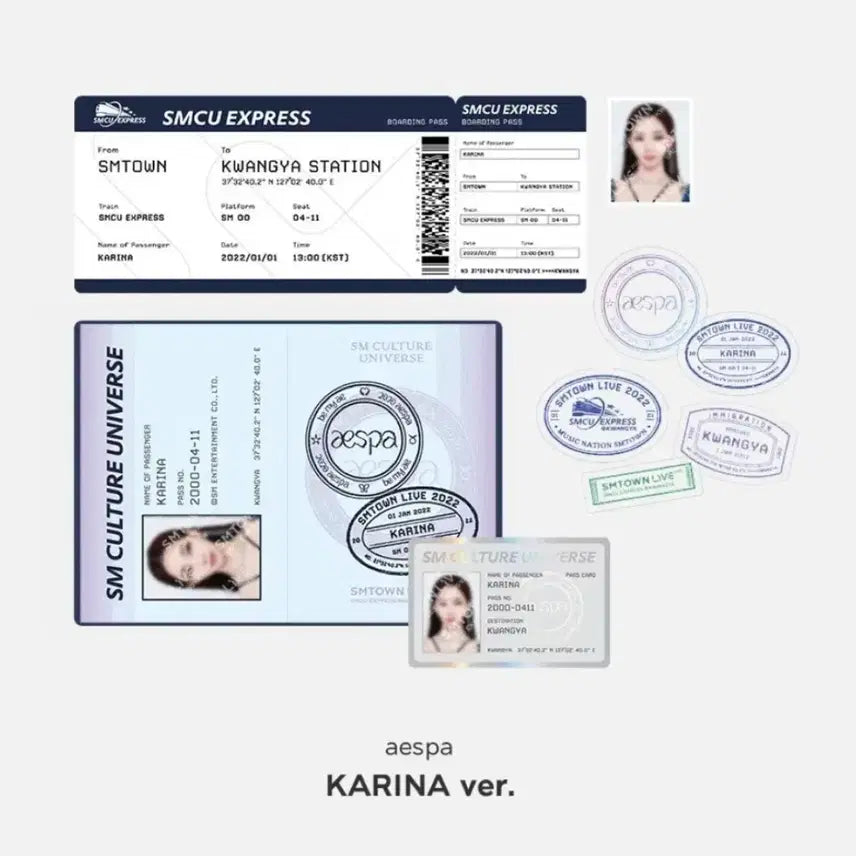 에스파 smcu 카리나 여권