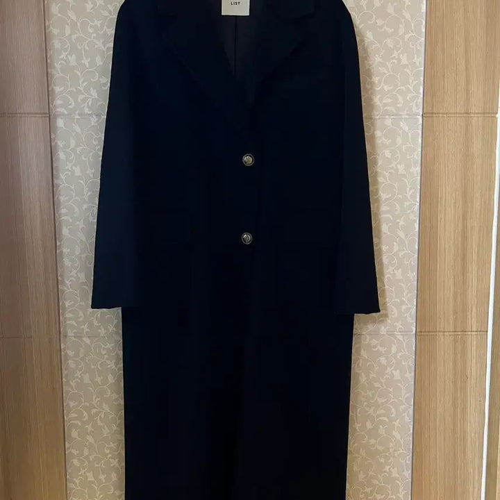 [BUNJANG] LIST Handmade Cashmere Coat - Black - Size S / 리스트 핸드메이드캐시코트s 블랙