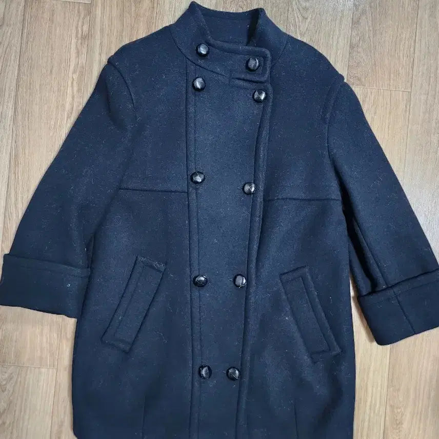 [BUNJANG] Sandro Black Coat 55 / 산드로) 블랙 코트 55