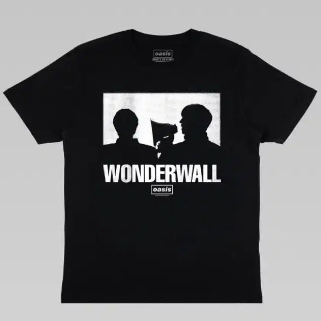 [BUNJANG] Oasis 30th Anniversary Limited Edition Silhouette Black XXL T-shirt / Oasis 오아시스 30주년 한정판 원더월 실루엣 블랙 xxl 티셔추