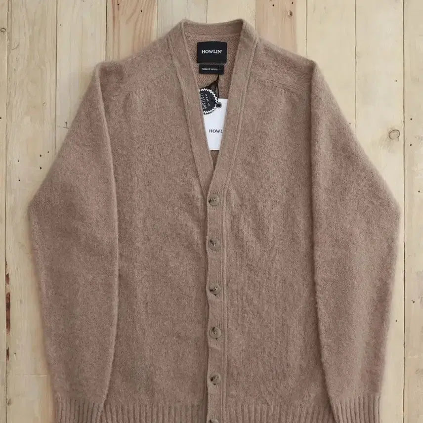 [BUNJANG] Howlin Camel L Cardigan / howlin 하울린 쉐기독 가디건 카멜 L