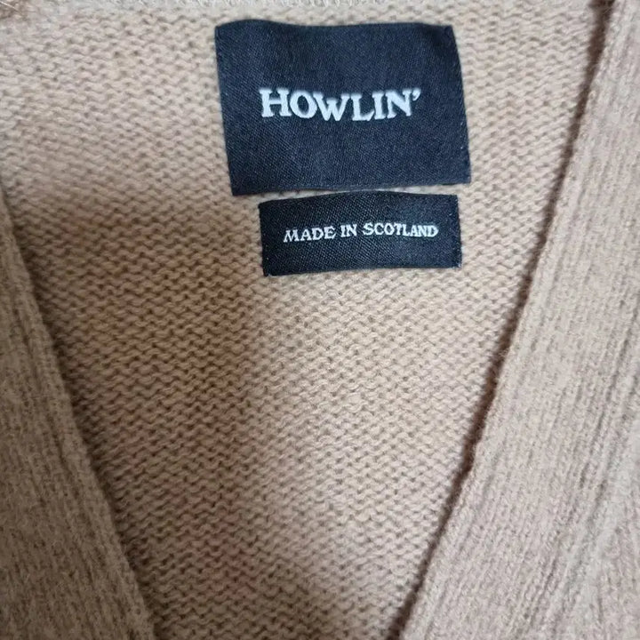 [BUNJANG] Howlin Camel L Cardigan / howlin 하울린 쉐기독 가디건 카멜 L