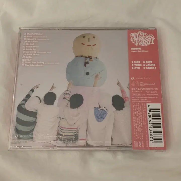 미개봉 새상품)엔시티 위시 위시풀윈터 일본앨범 초회한정반 일앨 포카