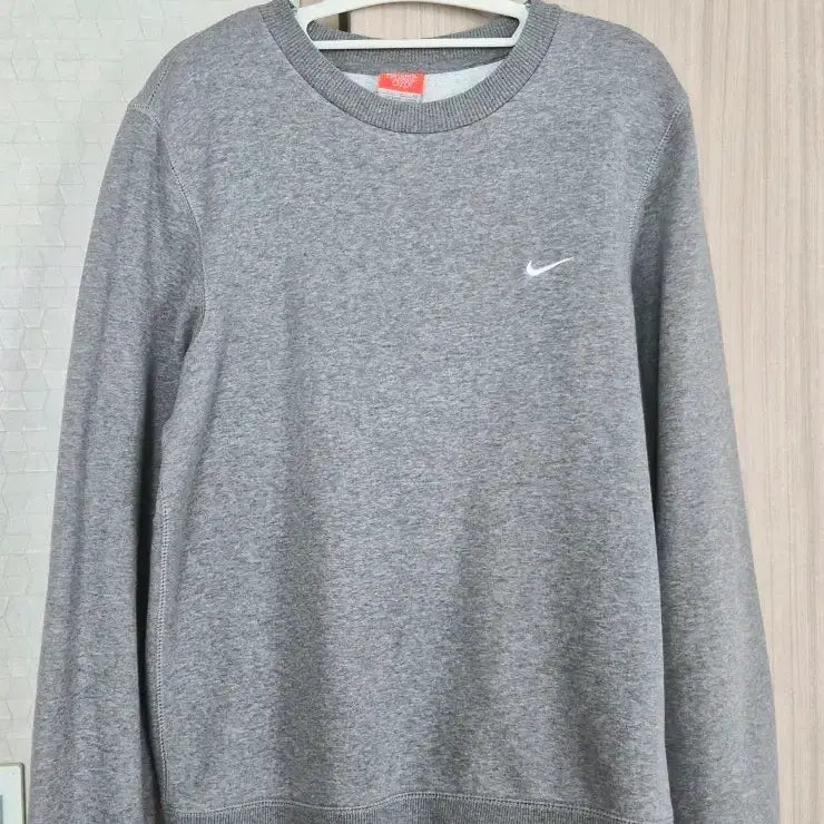 [BUNJANG] Nike Swoosh Sweatshirt / 나이키 스우시 기모 맨투맨