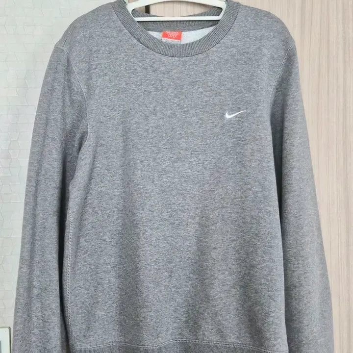 [BUNJANG] Nike Swoosh Sweatshirt / 나이키 스우시 기모 맨투맨