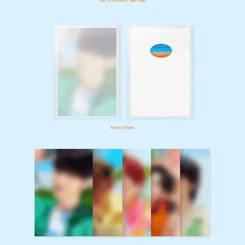 일괄 투바투 미드썸머 스카이블루 연준 범규 수빈 태현 휴닝카이 포카 본품