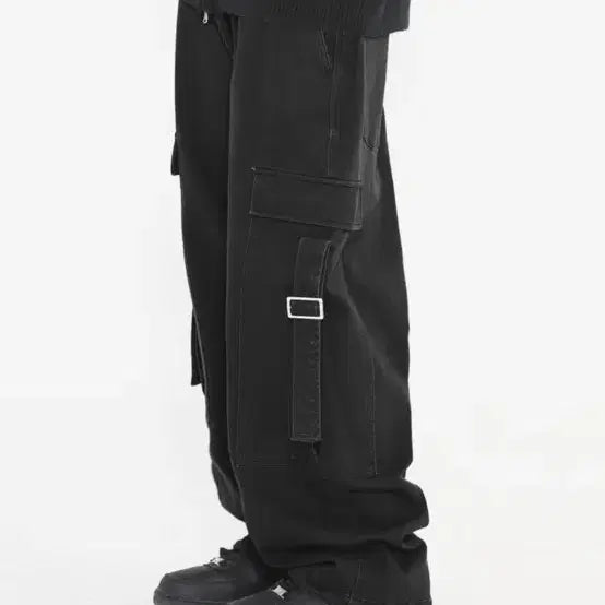 [BUNJANG] XP197 Inez Cargo Strap Cotton Pants / [원가_87,000원] 엑스톤즈 XP197 이네즈 카고 스트랩 코튼 팬츠