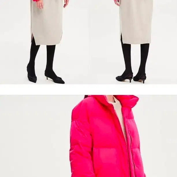 [BUNJANG] Mine Goose Down Short Padded Jacket / 마인 구스 다운패딩