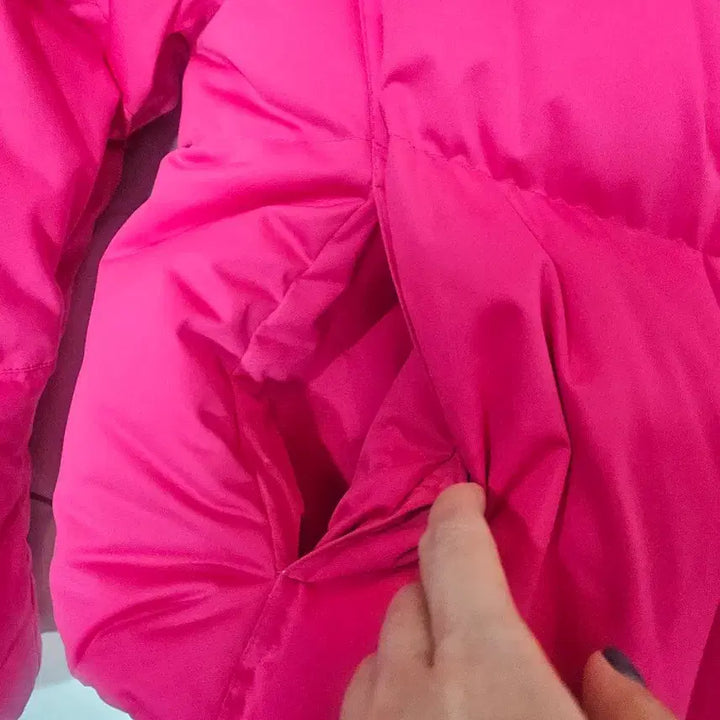 [BUNJANG] Mine Goose Down Short Padded Jacket / 마인 구스 다운패딩