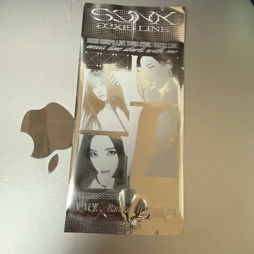 에스파 2025 SYNK 트레이딩 카드 x버전