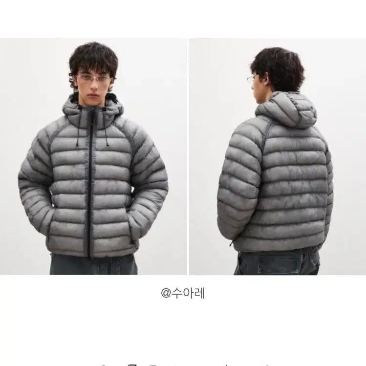 [BUNJANG] Soare Lightweight Padded Jacket Gray / 수아레경량패딩그레이 (남녀동일 제품)