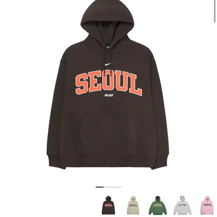 [BUNJANG] Palace Nike Shop Hoodie Brown (Size L) / [L]팔라스 x 나이키 샵 후드 홍대 브라운 - 25FW