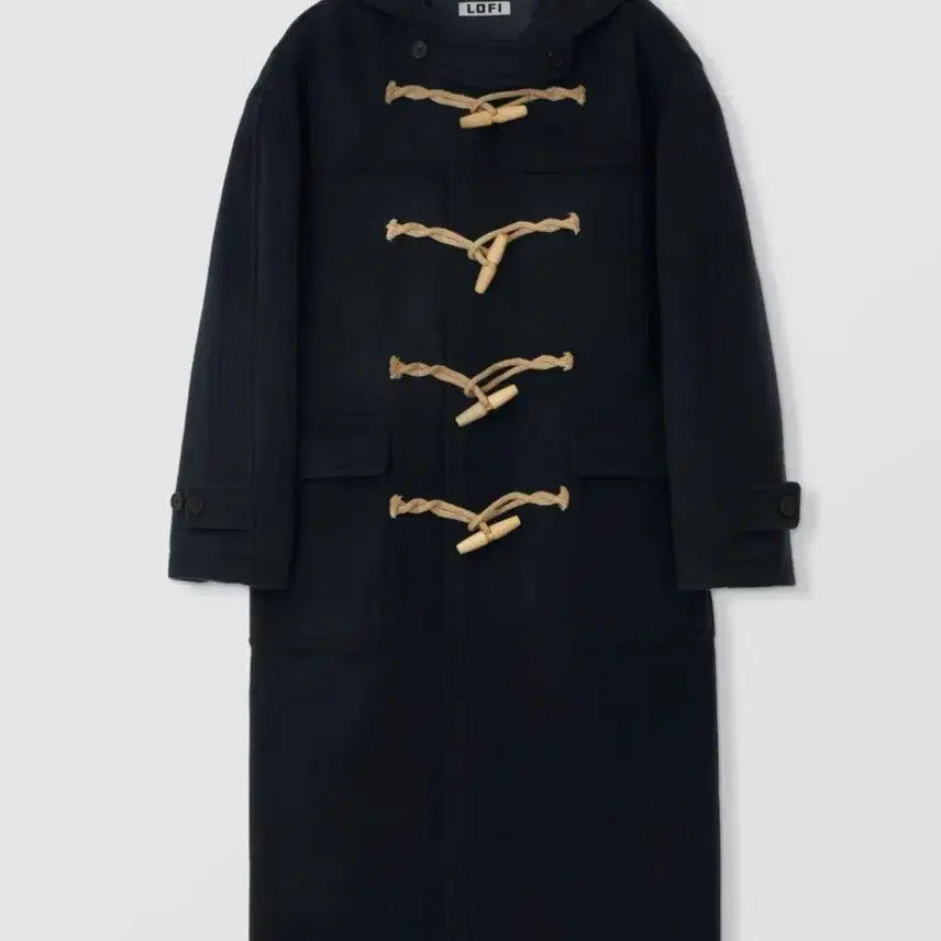 [BUNJANG] Lofai Oversized Steady Duffle Coat Navy / (L)로파이 오버핏 스테디 더플코트 네이비