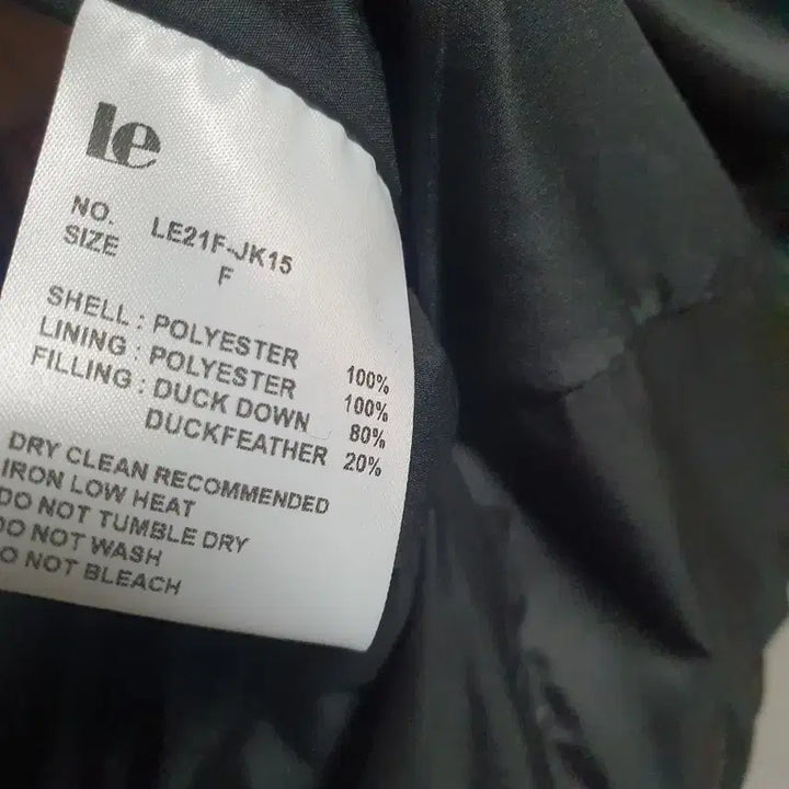 [BUNJANG] Le L'ESSENCE Waist String Point Down Padded Jacket / Le 허리 스트링 포인트 다운 패딩, Free