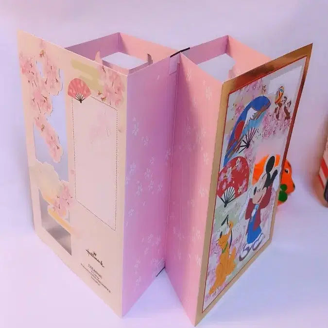 [BUNJANG] Disney Mickey Mouse Birthday Card / 미키마우스 일본 전통 병풍 입체생일카드(일본직수입상품)