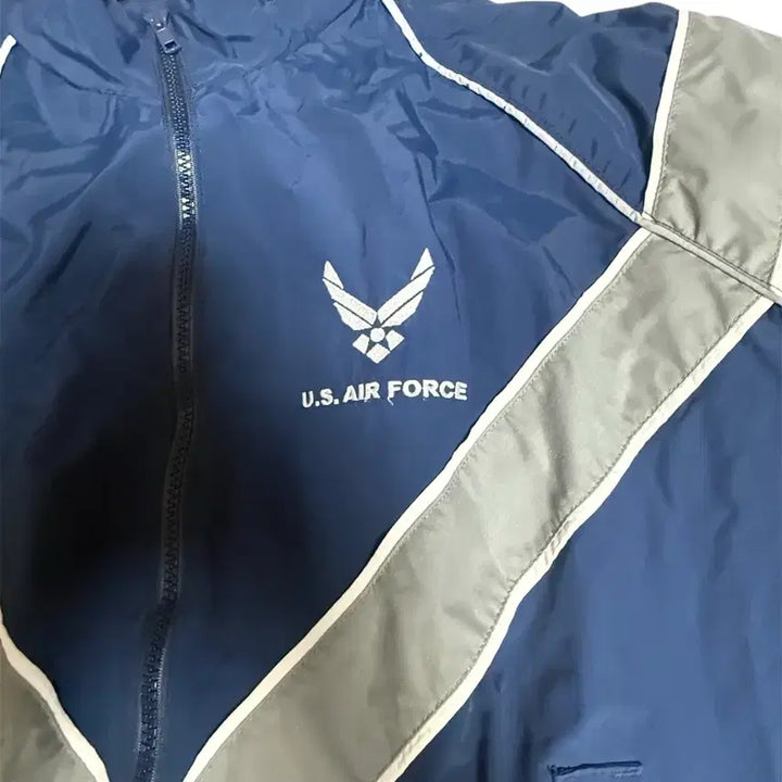 [BUNJANG] US AIR FORCE PTU Training Jacket / US AIR FORCE PTU 반사 트레이닝 점퍼 XL~XXL(까짐 있음