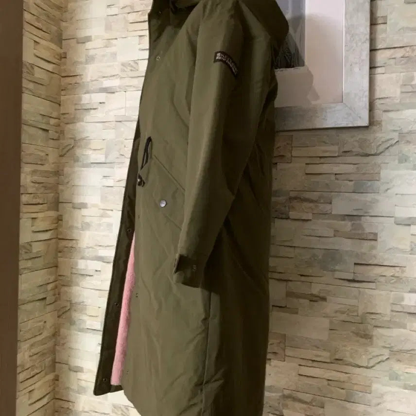 [BUNJANG] Skechers Trench Hooded Long Jacket Coat / 스케처스 트렌치야상 후드 롱점퍼코트
