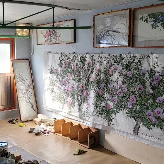 [BUNJANG] Yu Hyun Artwork - Korean Painting Collection / 유현 화백의 작품들 판매합니다. 한국화 산수화 미인도등등
