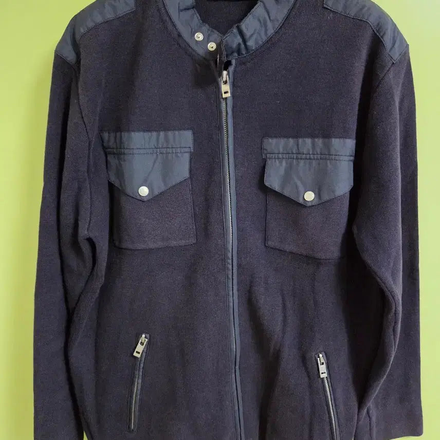 [BUNJANG] CONUS Men's Knit Zip-Up Jacket (Size 100) / CONUS 남성 니트 집업 자켓 100