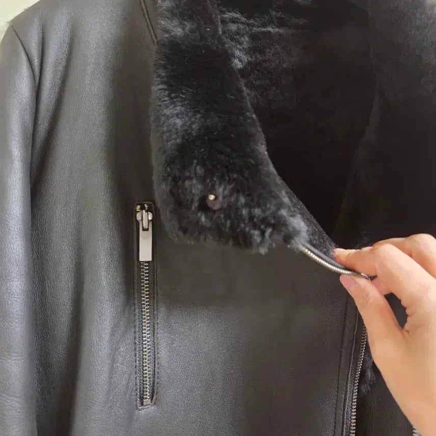 [BUNJANG] Guho Lambskin Mouton Coat / 구호 양가죽 무스탕 코트