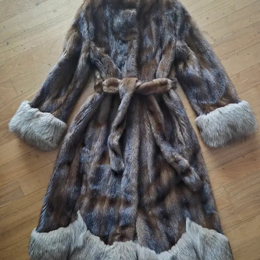 [BUNJANG] Daria Mink Long Coat / Daria 밍크 롱 코트