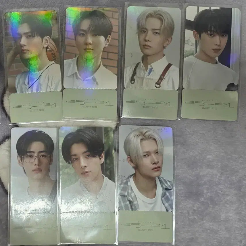 엔하이픈 ot7 세트 시즌그리팅 팝업 구매특전 홀로그램 티켓 포카