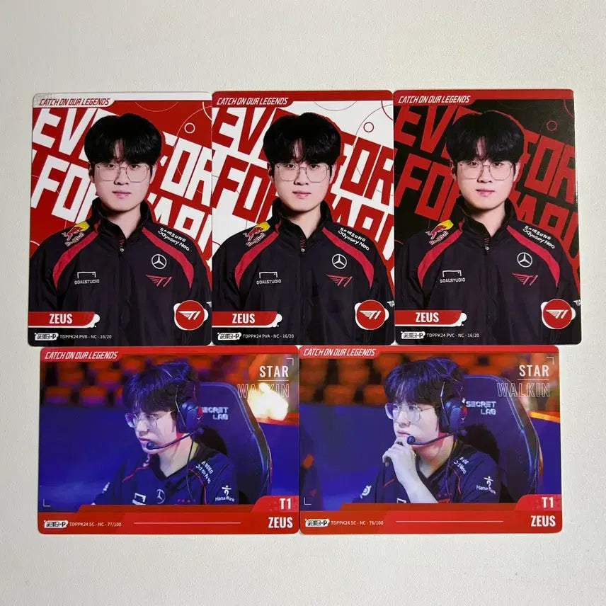 [BUNJANG] ZEUS Buffun Photocard Bundle Set / 제우스 buffun 포토카드 5장 일괄