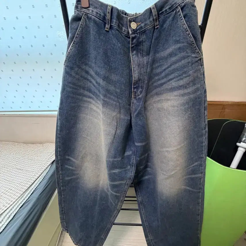 [BUNJANG] Washed Denim Pants / 워싱 데님 팬츠
