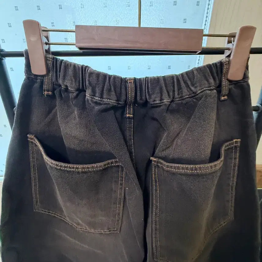 [BUNJANG] Pigment Washed Denim Pants (Brown) / 피그먼트 워싱데님 팬츠(브라운색상)