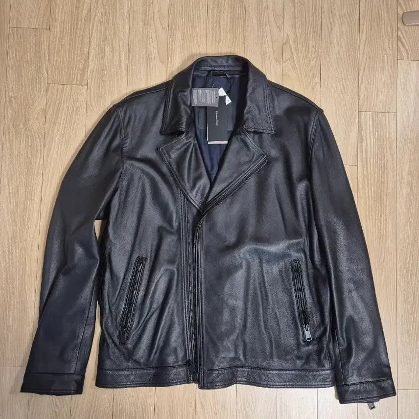 [BUNJANG] Massimo Dutti Napa Leather Jacket XL Black / (새제품) 마시모두띠 나파 양가죽 자켓 XL 블랙