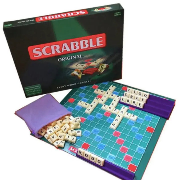 [BUNJANG] Scrabble Board Game / 스크래블 보드게임,영어단어,보드게임,알파벳 공부,두뇌게임,오리지널