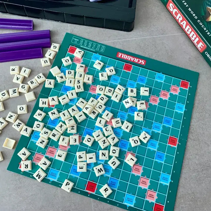 [BUNJANG] Scrabble Board Game / 스크래블 보드게임,영어단어,보드게임,알파벳 공부,두뇌게임,오리지널