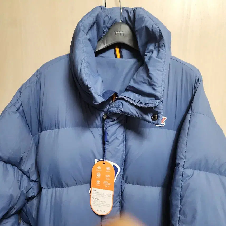 [BUNJANG] K-Way Down Padded Jacket Blue Gray XXL / 까웨 다운 패딩 블루그레이 XXL사이즈