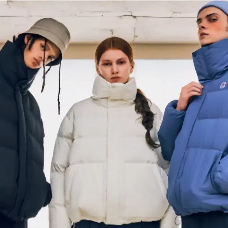 [BUNJANG] K-Way Down Padded Jacket Blue Gray XXL / 까웨 다운 패딩 블루그레이 XXL사이즈