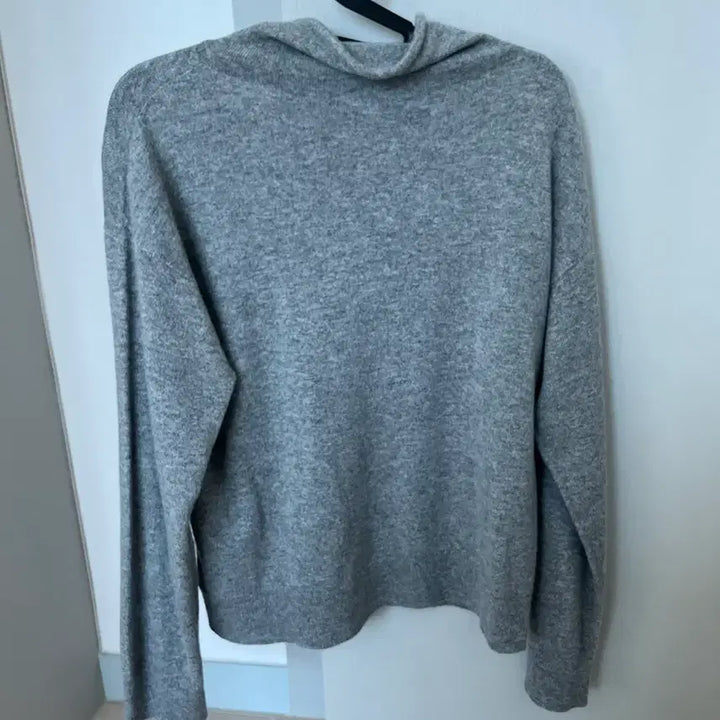 [BUNJANG] Theory Cashmere 100% Half-neck Knit Sweater / 띠어리 캐시미어100% 반폴라 니트 그레이(P)