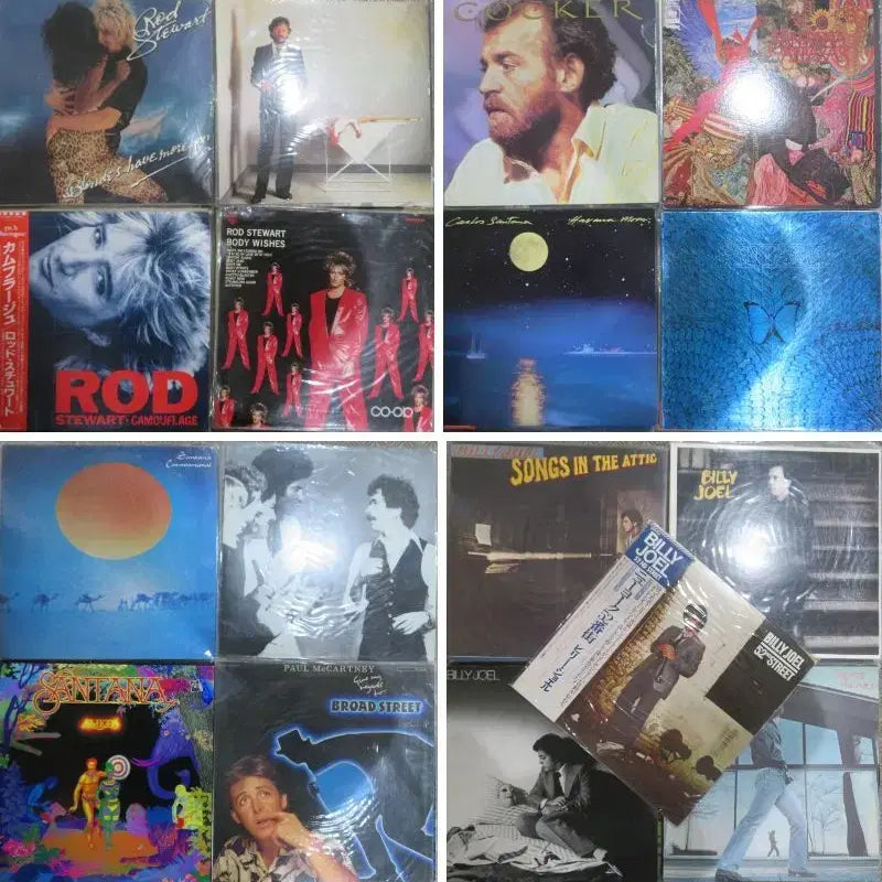 [BUNJANG] Various Artists Pop LP Bundle Set (Eric Clapton, Madonna, Billy Joel) / 팝 LP 300장 일괄(에릭 클랩튼, 마돈나, 빌리 조엘)