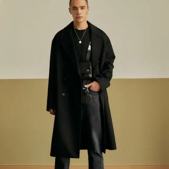 [BUNJANG] In Silence x Vunt Explorer Double Coat Black (Size S) / 인사일런스 x 분트 explorer double coat black s