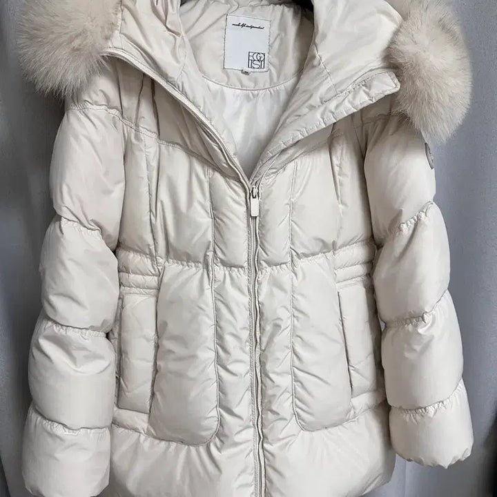 [BUNJANG] Egoist Saga Fur Padded Jacket Cream / 에고이스트 사가퍼 패딩 크림 급처- 옷장정리 - 마지막 가격내림+