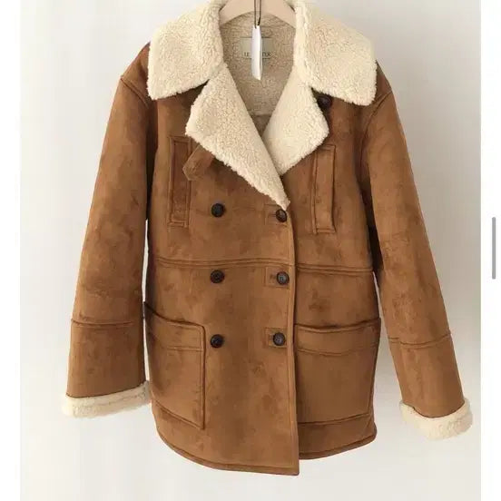 [BUNJANG] Le Venter Brown Vintage Mouton / 브라운빈티지 무스탕 르버터 새제품