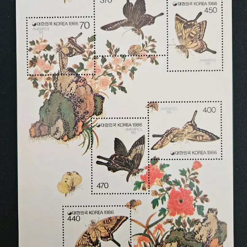 [BUNJANG] AMERIPEX 86 Commemorative Sheet / AMERIPEX '86참가기념 시트