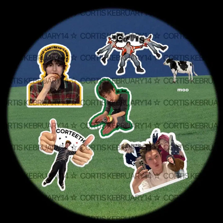 코르티스 Big 스티커 5종 세트