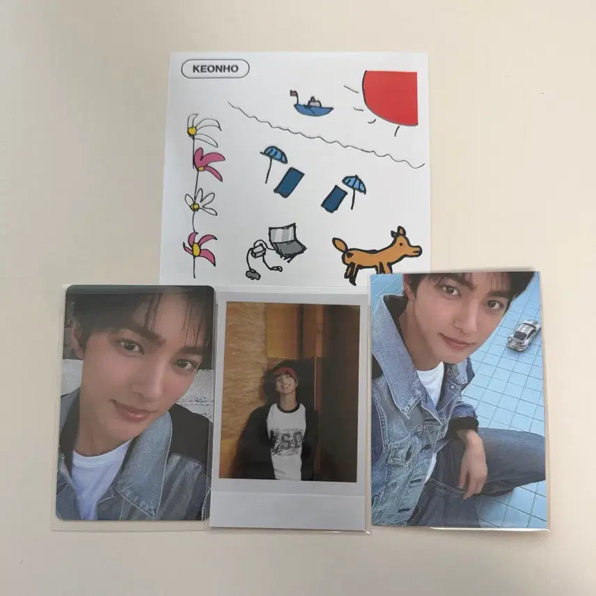 코르티스 시그 건호 포카 폴라로이드 스티커