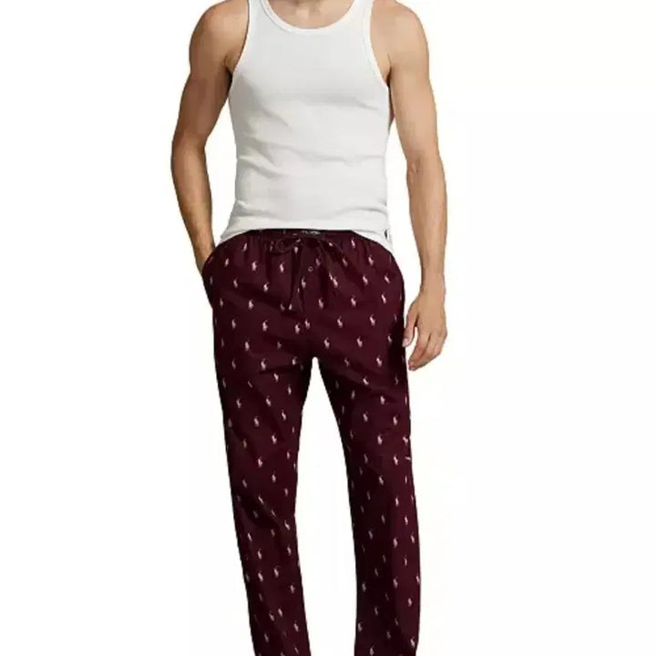 [BUNJANG] Polo Ralph Lauren Pajama Pants M / 폴로 랄프로렌 남성 포니프린트 파자마팬츠