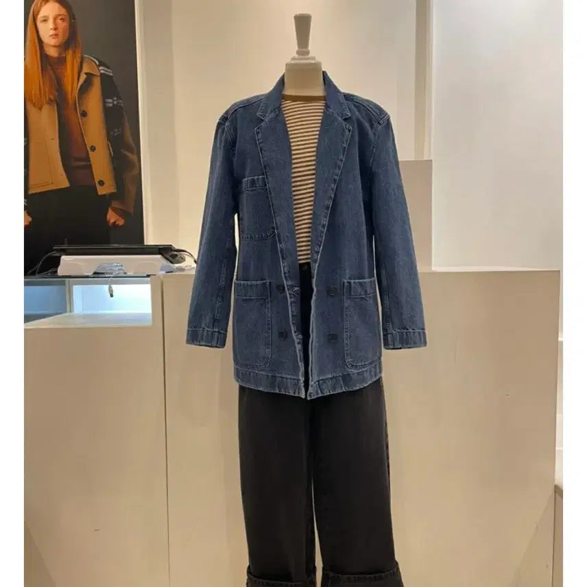 [BUNJANG] Studio Tomboy Denim Jacket / 스튜디오톰보이 더블 데님 자켓