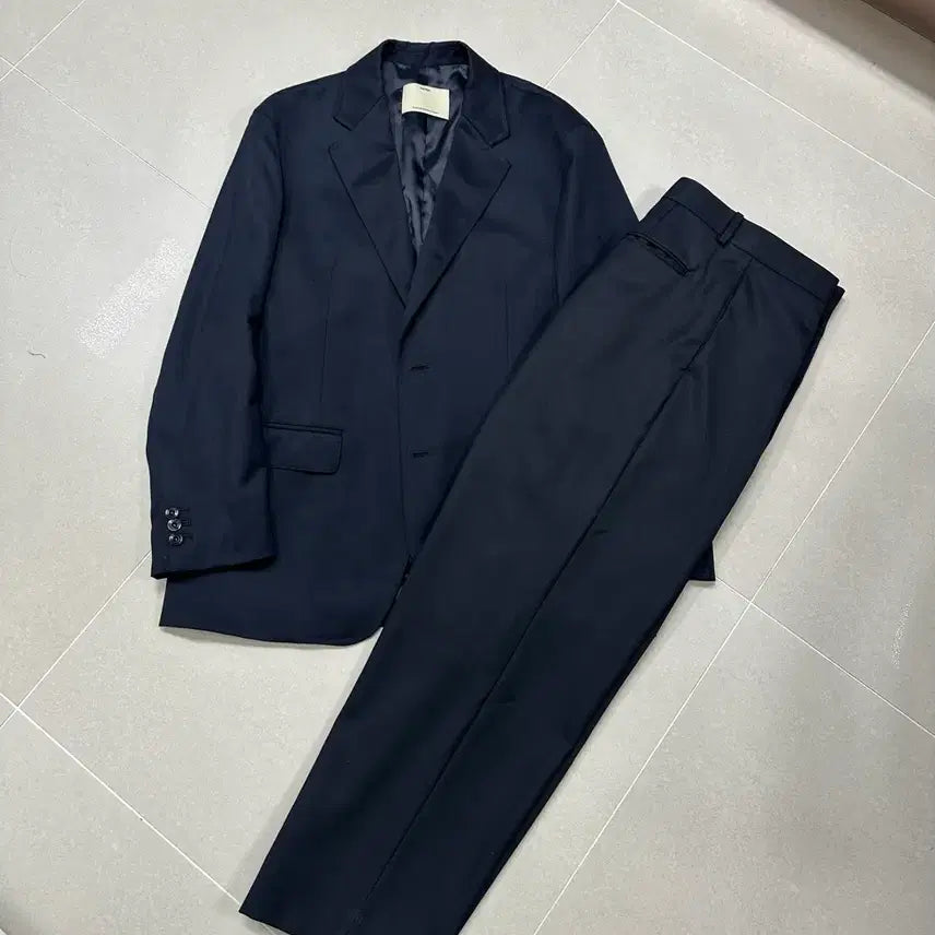 [BUNJANG] Pottery Navy Wool Suit Set / 포터리 네이비 울 수트 셋업 2/3