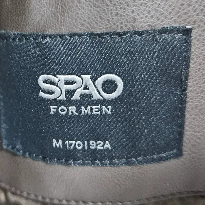 [BUNJANG] SPAO Men's Brown Mustang Jacket M / 스파오 남성 브라운 무스탕 M