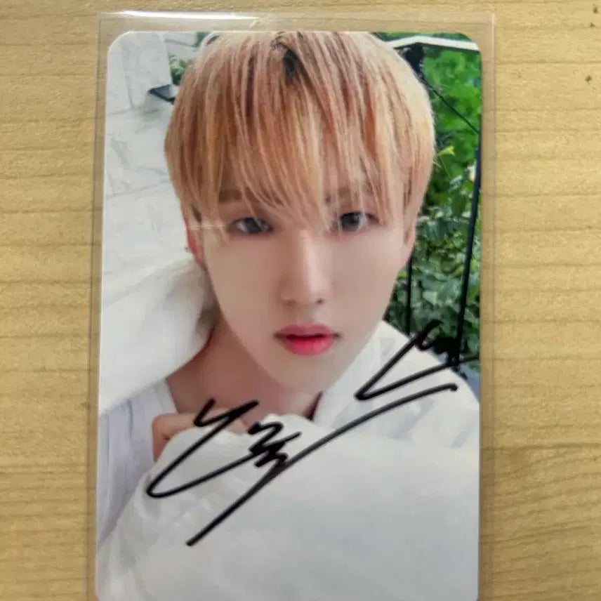 이펙스 예왕 팬클럽 3기 싸인포카